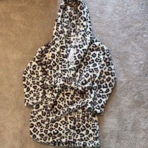 UGG Leopard Print Hooded Robe